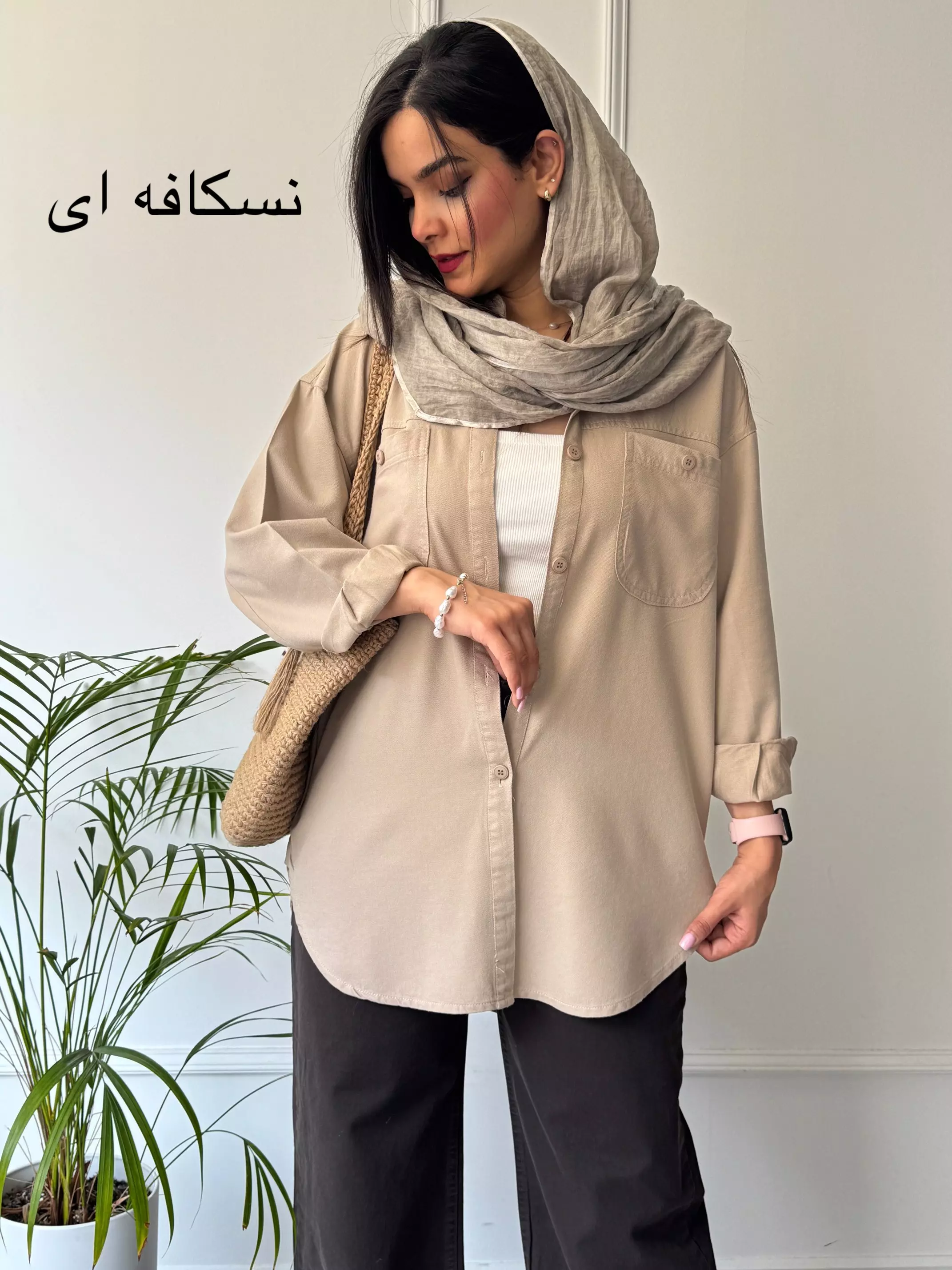 مانتو کتان فریال